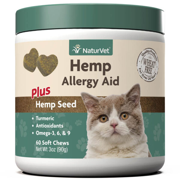 NaturVet Hemp Allergy Aid - 60 soft chews