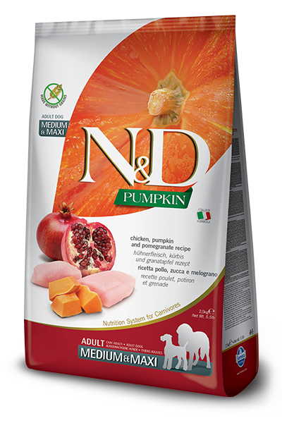 N&D Pumpkin Chicken & Pomegranate Adult Medium/Maxi