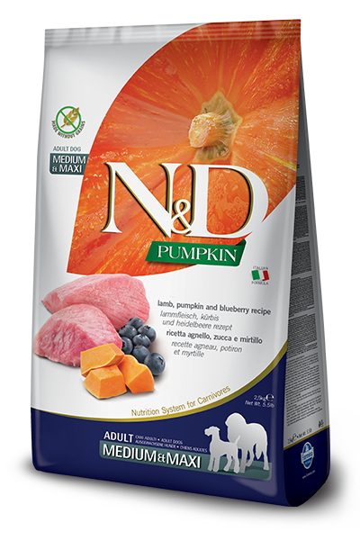 N&D Pumpkin Lamb & Blueberry Adult Medium/Maxi