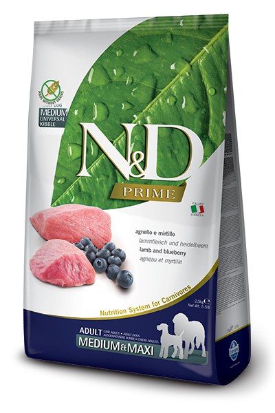 N&D Prime Lamb & Blueberry Adult Medium & Maxi