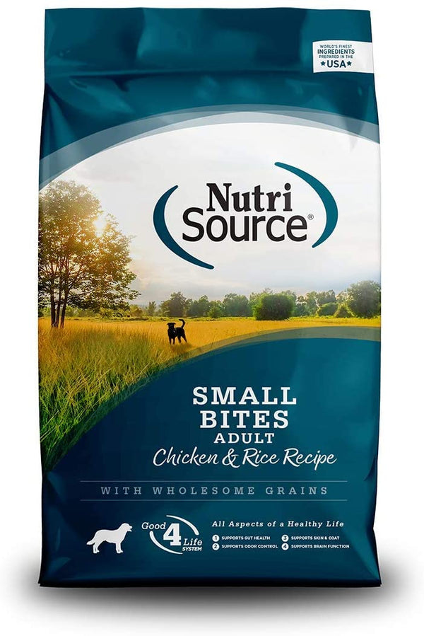 NutriSource Adult Chicken and Rice Small Bites