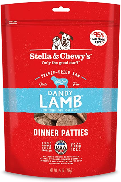 Stella & Chewy's Dandy Lamb Frozen Raw Dinner Patties