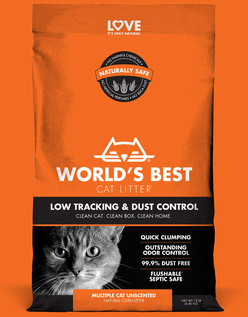 Worlds Best Cat Litter Low Tracking and Dust Control