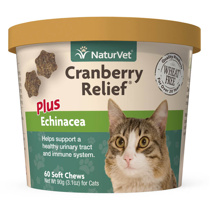 NaturVet Cat Cranberry Relief 60 Chews