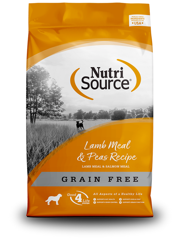 NutriSource Grain Free Lamb Meal and Peas
