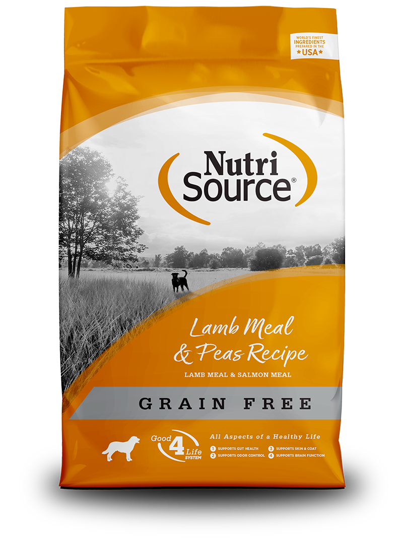 NutriSource Grain Free Lamb Meal and Peas