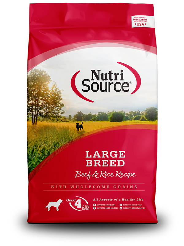 NutriSource Large Breed Beef and Rice
