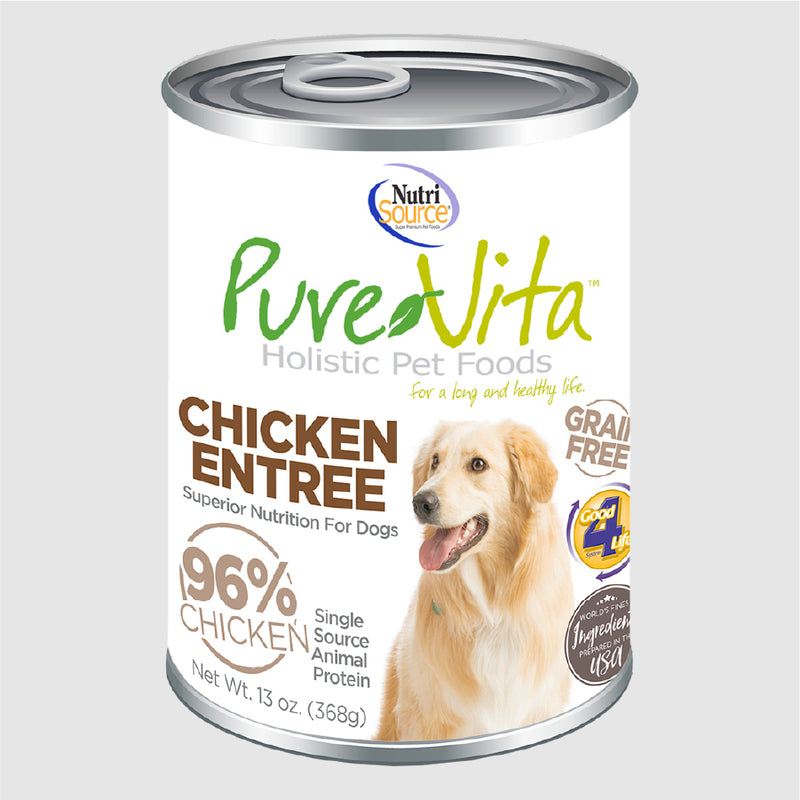 PureVita Canned Dog Food – Chicken Entree