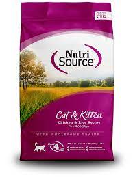 NutriSource Chicken and Rice cat and kitten food