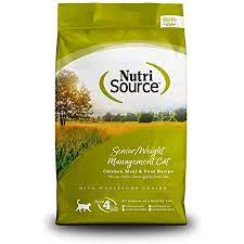 NutriSource Senior and Weight Management cat food