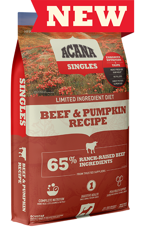 Acana Singles Beef and Pumpkin Dog Food