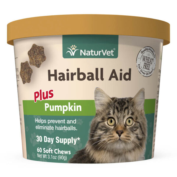 NaturVet Hairball Aid Plus Pumpkin