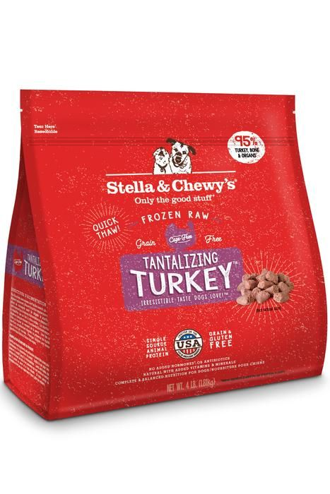 Stella and Chewy's 4lb Dog Dinner Morsels - Tantalizing Turkey