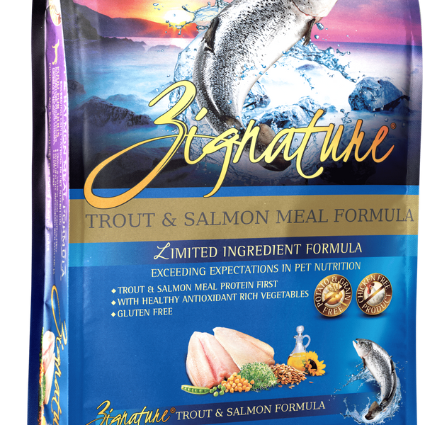 Zignature trout and salmon meal formula cheap