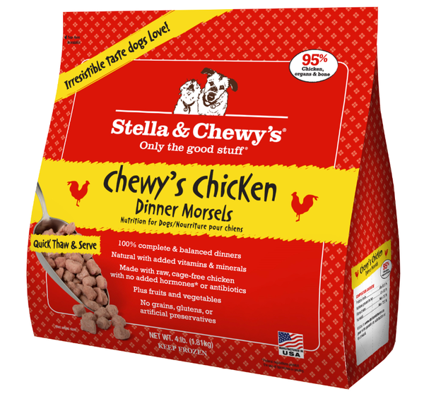 Stella & Chewy's Chicken 4 lb Frozen Raw Dinner Morsels